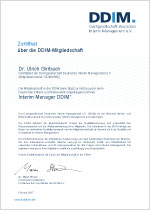 DDIM - Zertifikat